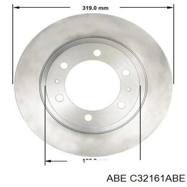Гальмівні диски передні C32161ABE ABE