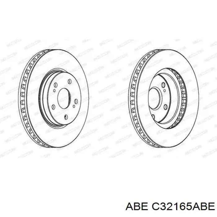 C32165ABE ABE Гальмо дискове переднє