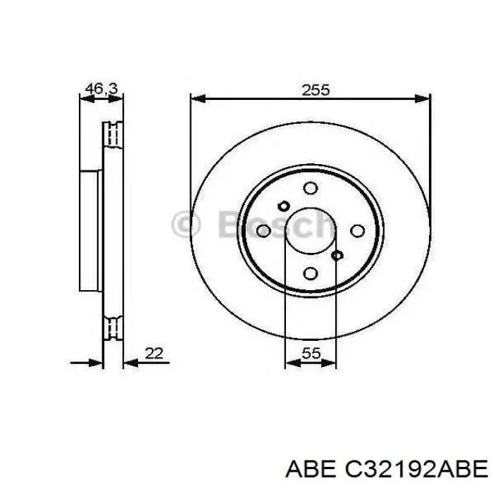 Купити C32192ABE ABE Ротор гальмівний