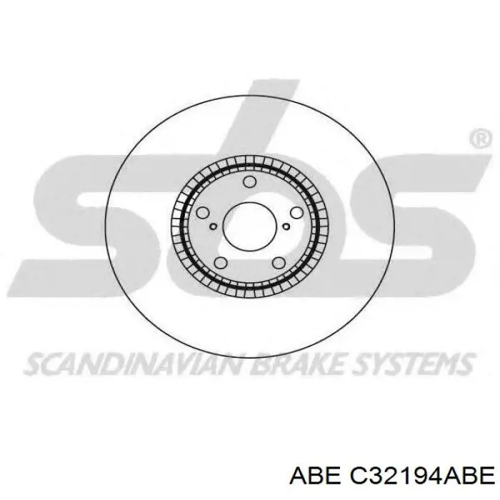 Гальмівні диски передні C32194ABE ABE