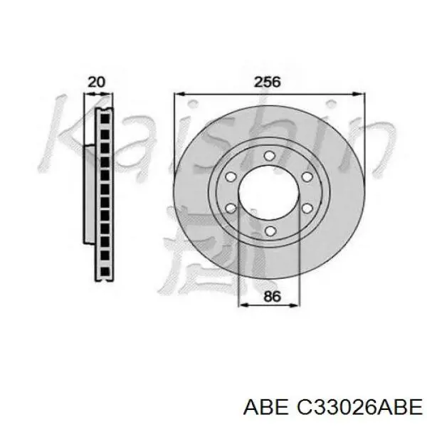 Купити C33026ABE ABE Ротор гальмівний