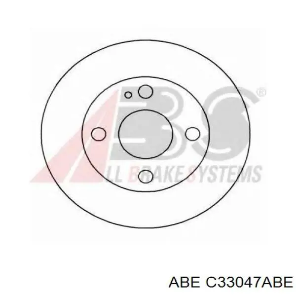 Гальмівні диски передні C33047ABE ABE