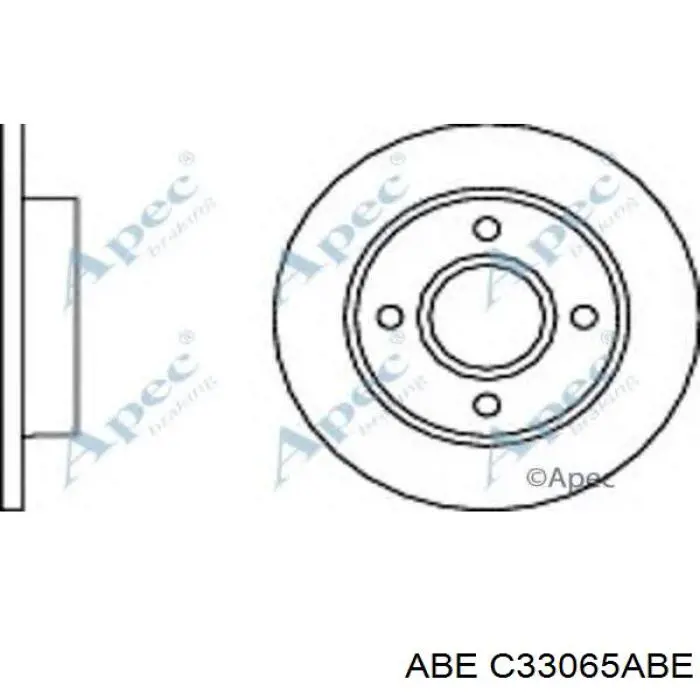 C33065ABE ABE Гальмо дискове переднє