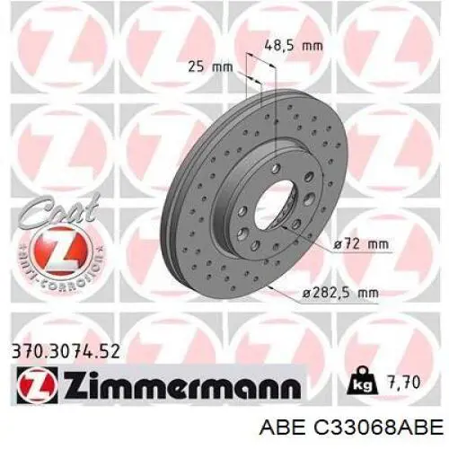 Купити C33068ABE ABE Ротор гальмівний
