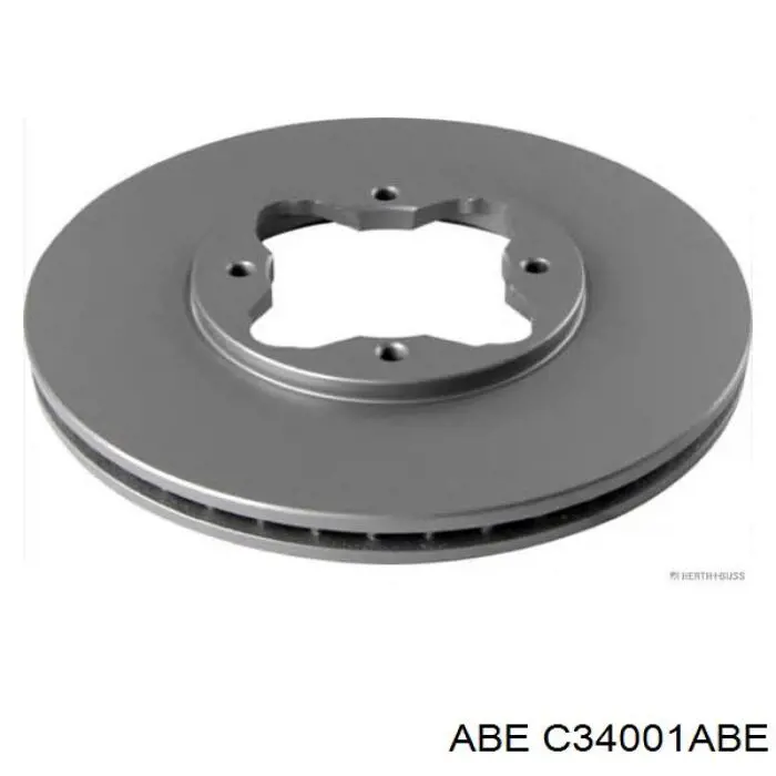 Диск переднього гальма ABE C34001ABE ціна, від 28.26 USD