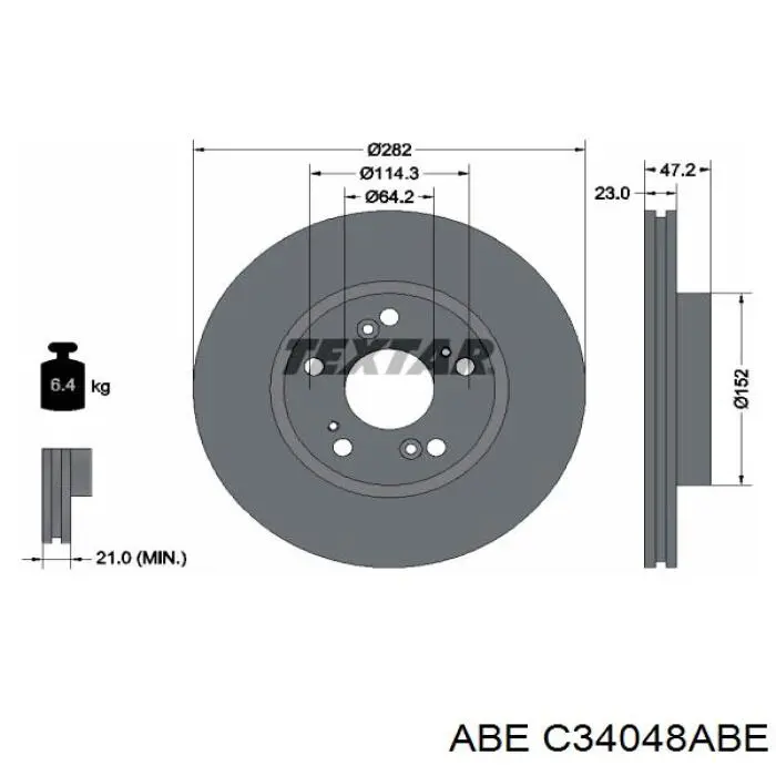 Купити C34048ABE ABE Ротор гальмівний