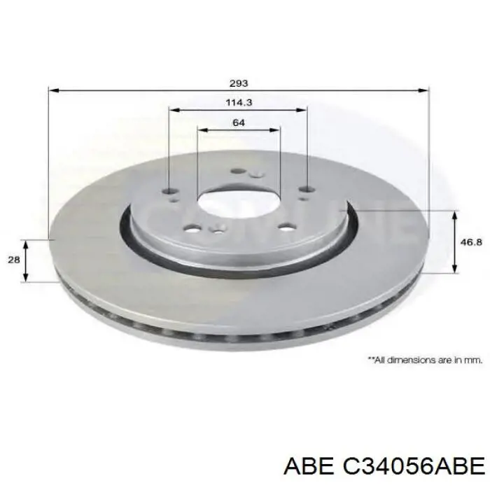 Купити C34056ABE ABE Ротор гальмівний