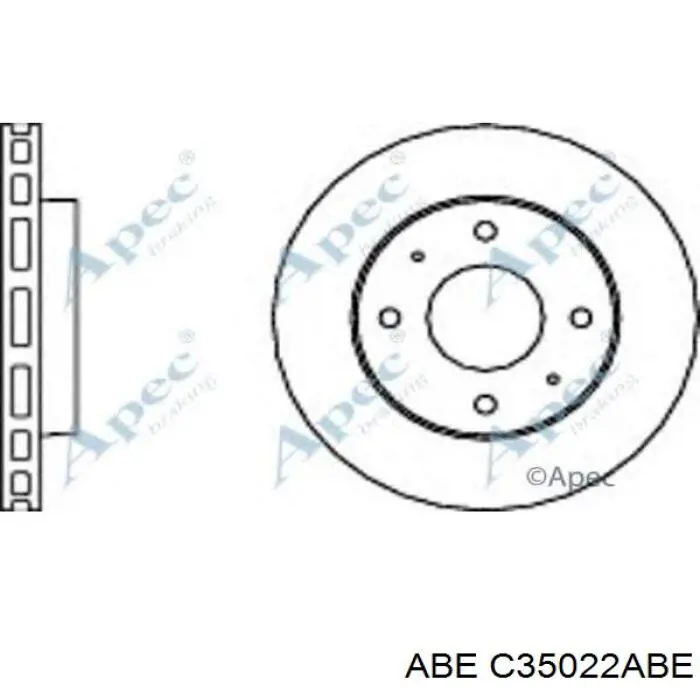 Гальмівні диски передні C35022ABE ABE