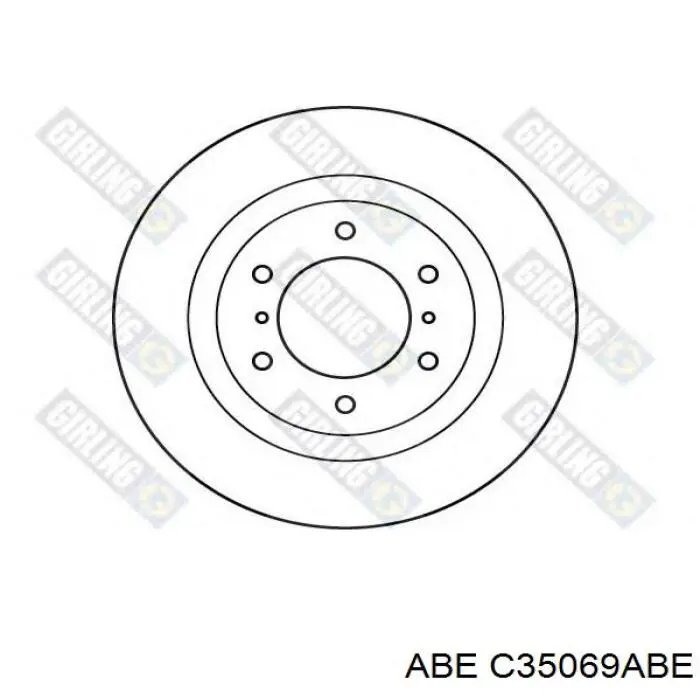 C35069ABE ABE Гальмо дискове переднє