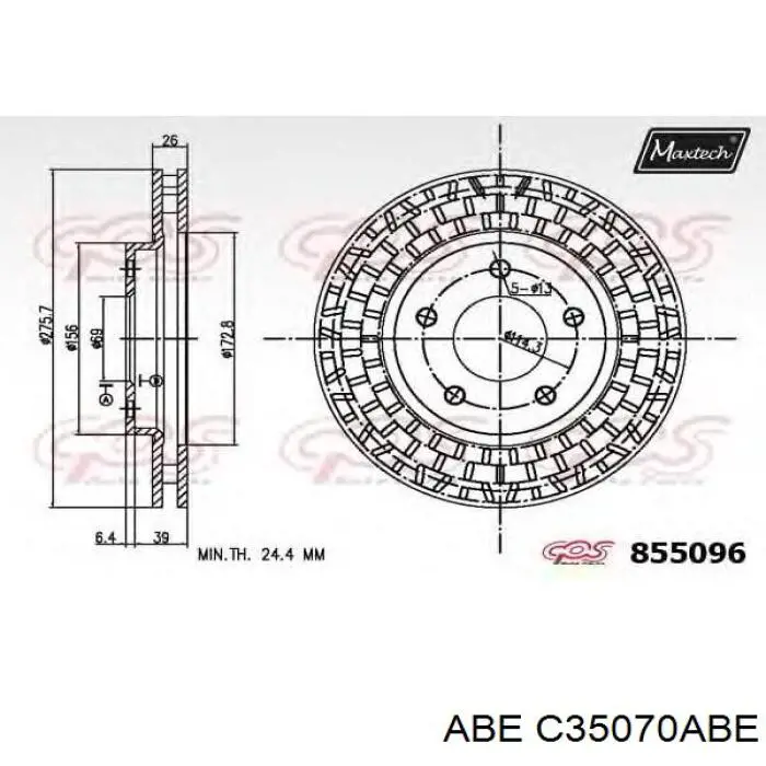 Купити C35070ABE ABE Ротор гальмівний