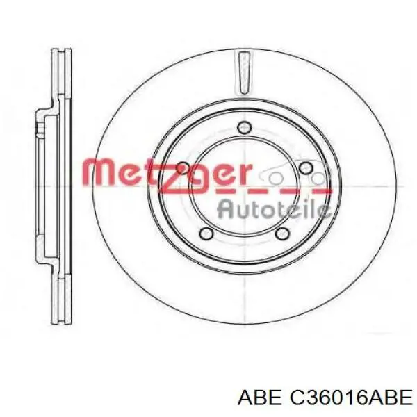 Гальмівні диски передні C36016ABE ABE