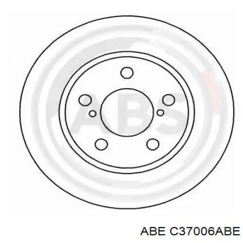 Гальмівні диски передні C37006ABE ABE