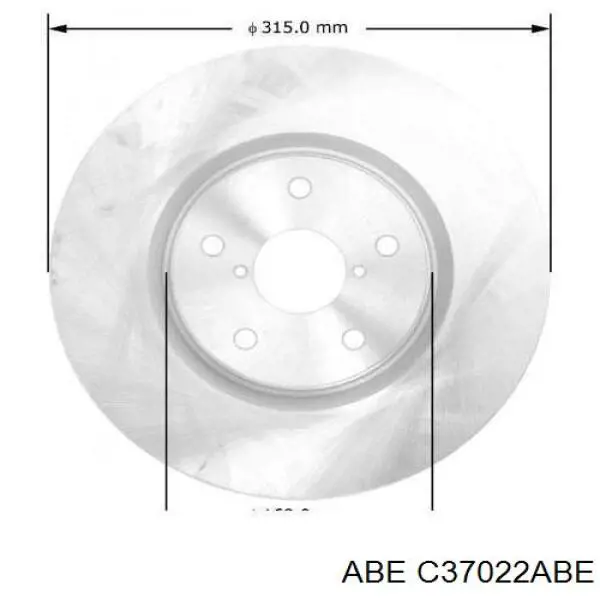 Купити C37022ABE ABE Ротор гальмівний