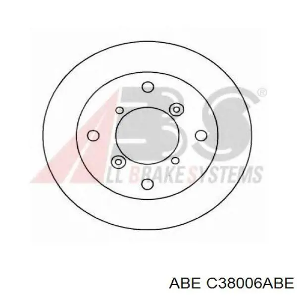 Гальмівні диски передні C38006ABE ABE