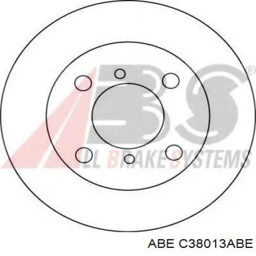 Диск гальмівний передній ABE C38013ABE