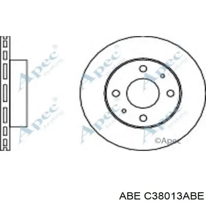 Гальмівні диски передні C38013ABE ABE