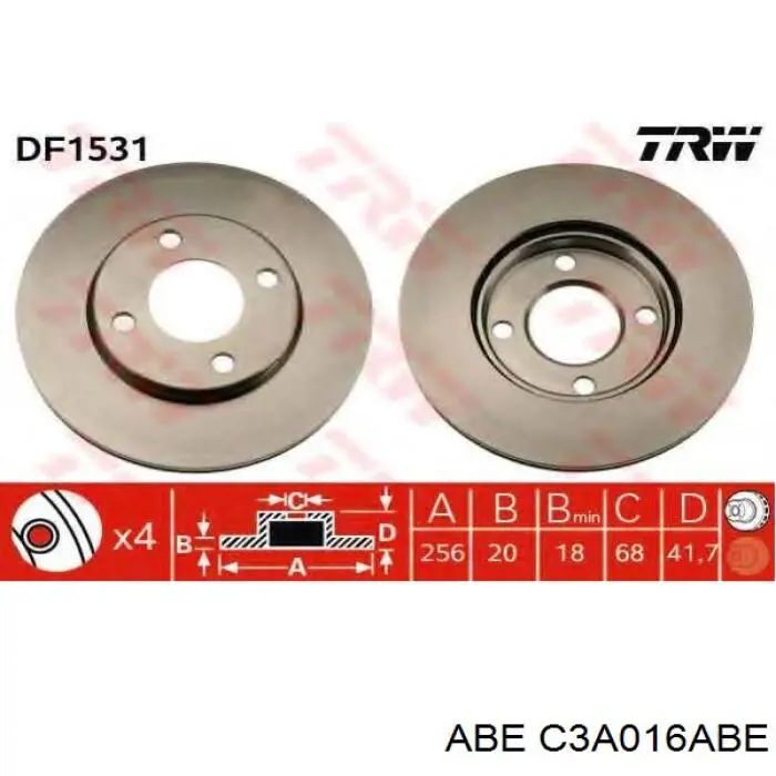 Купити 08618 Febi Ротор гальмівний