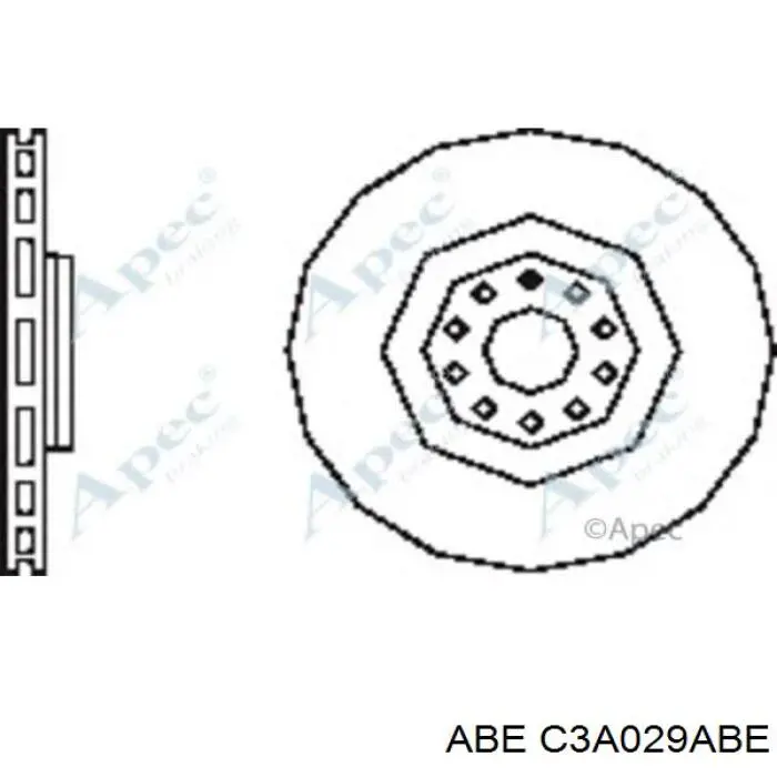 C3A029ABE ABE Гальмо дискове переднє