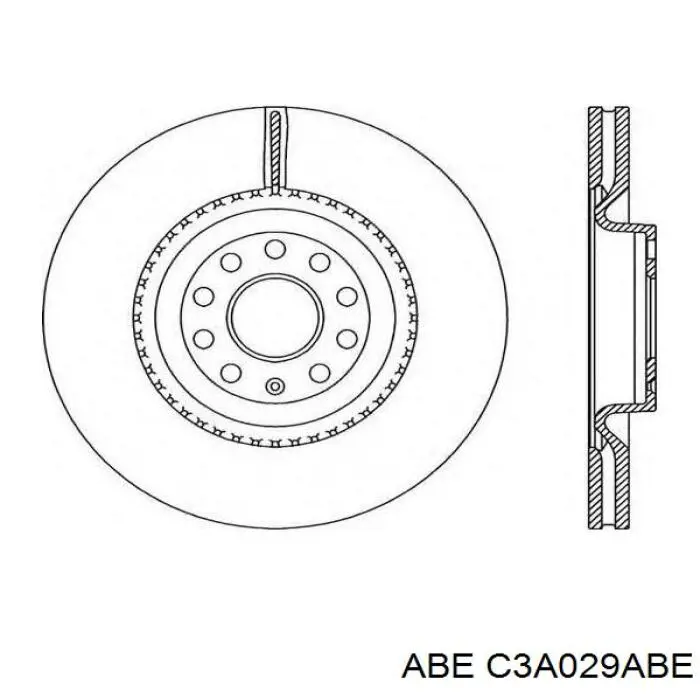 Купити C3A029ABE ABE Ротор гальмівний