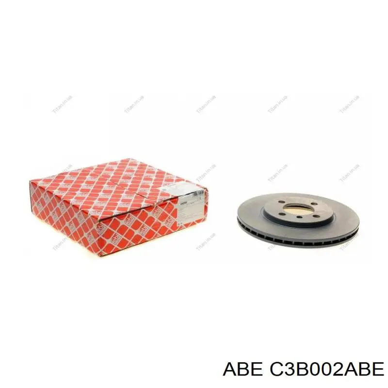 Диск гальмівний передній ABE C3B002ABE