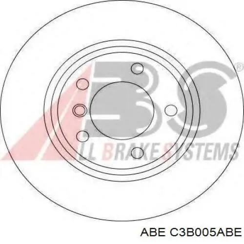 Диск переднього гальма ABE C3B005ABE ціна, від 42.16 USD