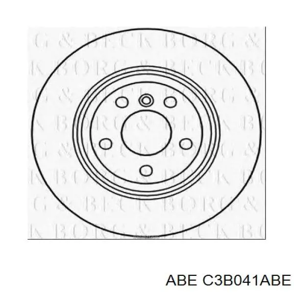 Диск гальмівний передній ABE C3B041ABE
