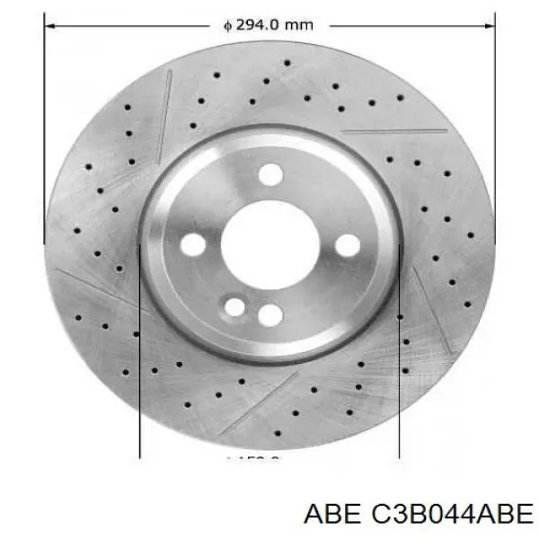 Гальмівні диски передні C3B044ABE ABE