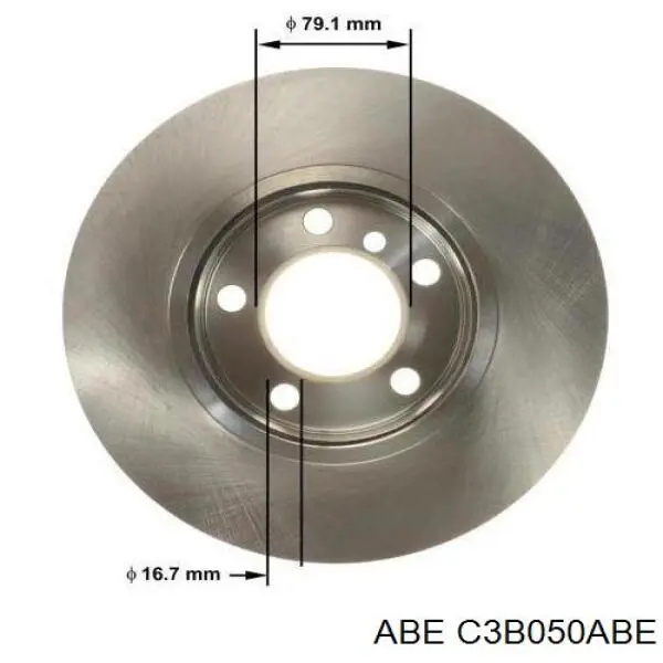 Гальмівні диски передні C3B050ABE ABE
