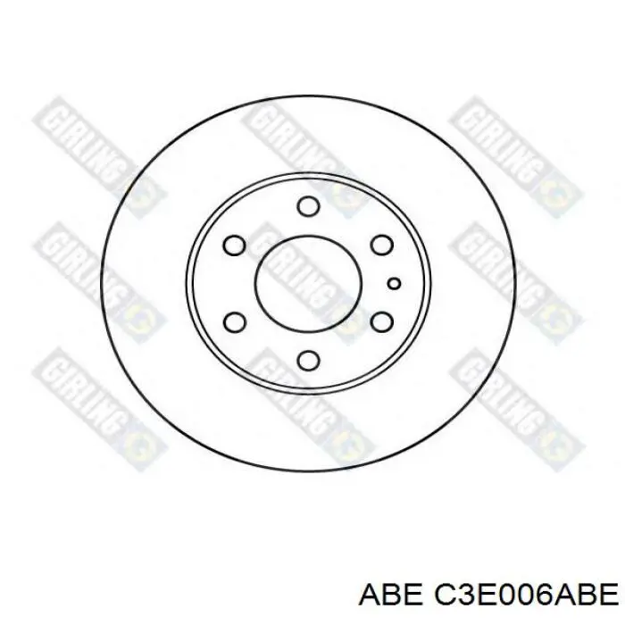 Гальмівні диски передні C3E006ABE ABE