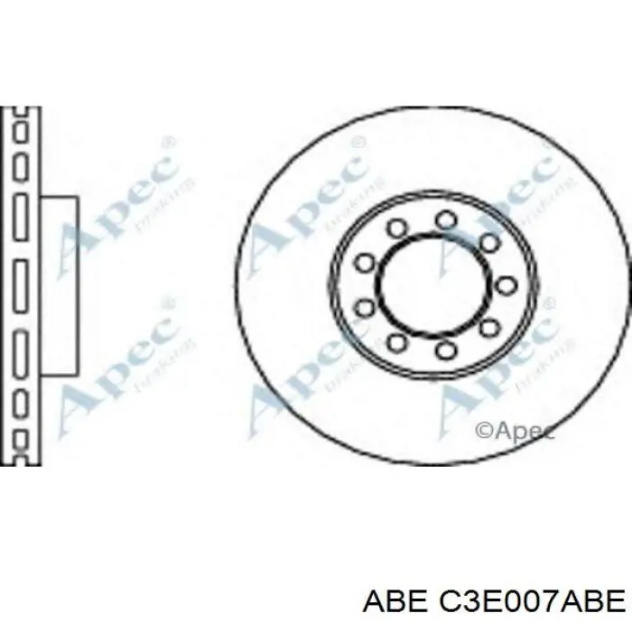 Диск гальмівний передній ABE C3E007ABE