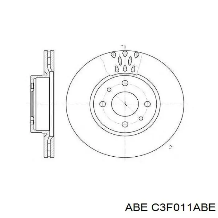 Купити C3F011ABE ABE Ротор гальмівний