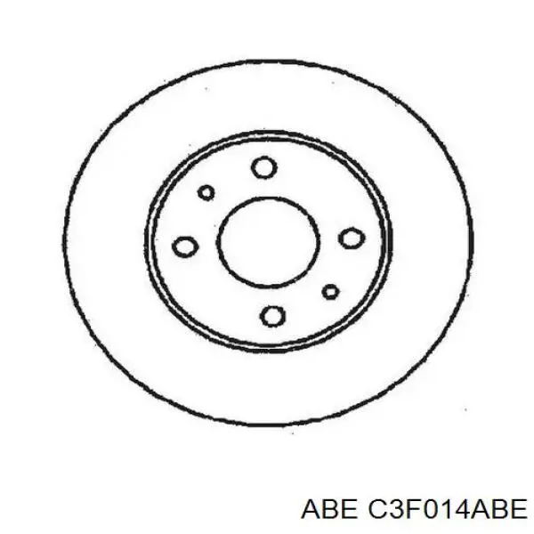 Гальмівні диски C3F014ABE ABE