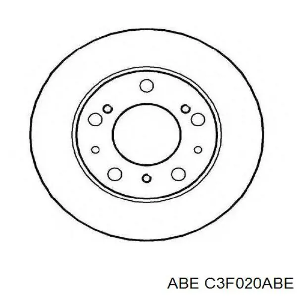 C3F020ABE ABE Гальмо дискове переднє