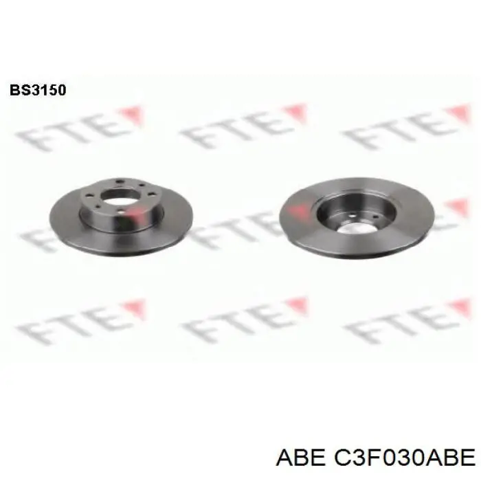 Гальмівні диски передні C3F030ABE ABE