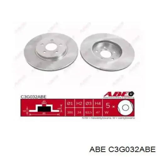 Купити C3G032ABE ABE Ротор гальмівний