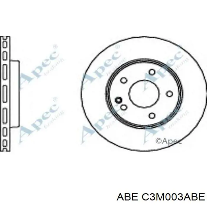 Гальмівні диски передні C3M003ABE ABE