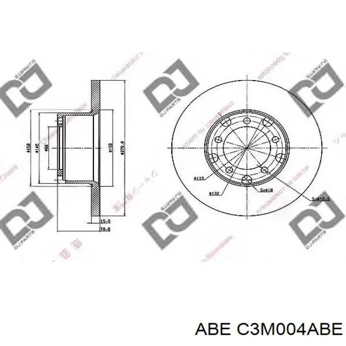 Гальмівні диски передні C3M004ABE ABE