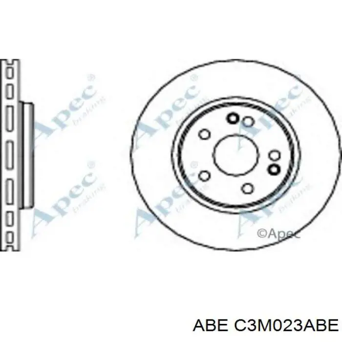 Диск переднього гальма ABE C3M023ABE ціна, від 36.03 USD