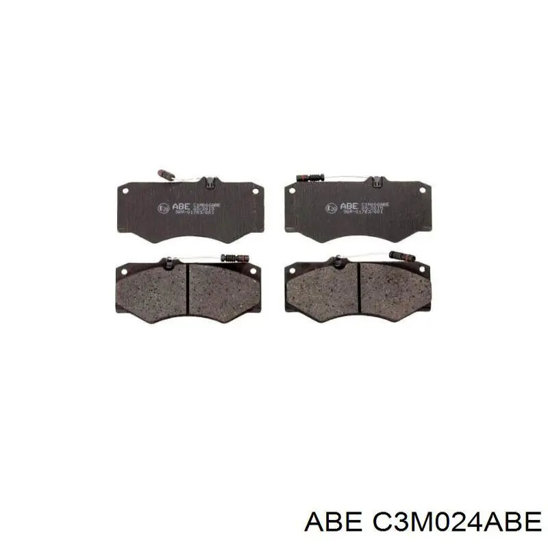 Диск переднього гальма ABE C3M024ABE ціна, від 41.56 USD