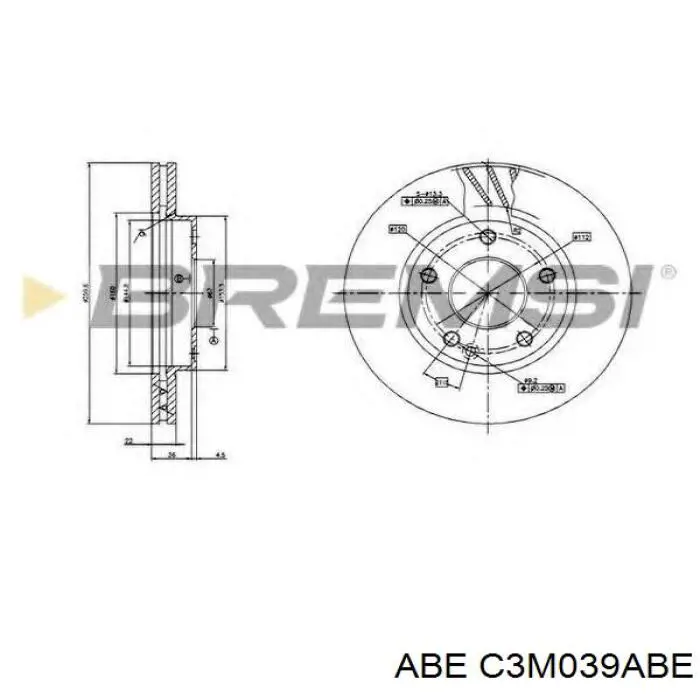 Купити C3M039ABE ABE Ротор гальмівний