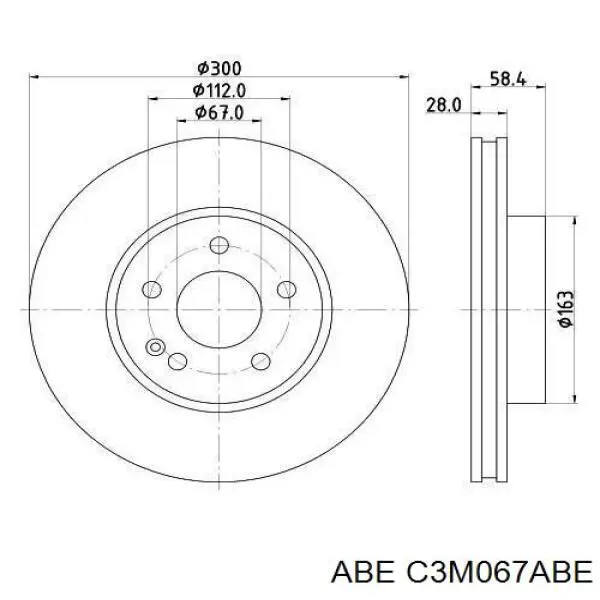 Купити C3M067ABE ABE Ротор гальмівний