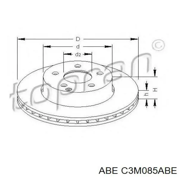 Гальмівні диски передні A000421191290 Mercedes