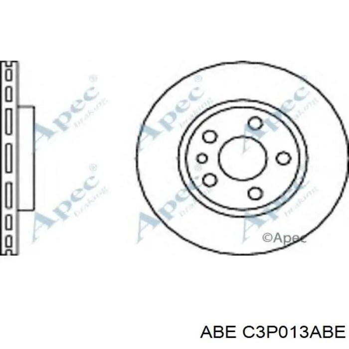C3P013ABE ABE диск гальмівний передній