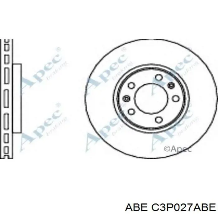 C3P027ABE ABE Гальмо дискове переднє