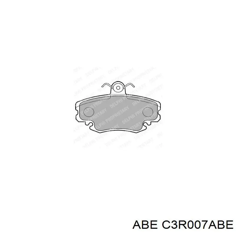 C3R007ABE ABE Гальмо дискове переднє