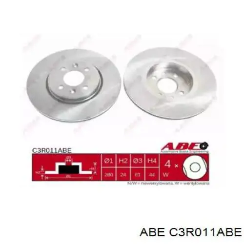 Купити C3R011ABE ABE Ротор гальмівний