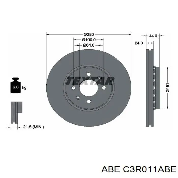 Купити C3R011ABE ABE Ротор гальмівний