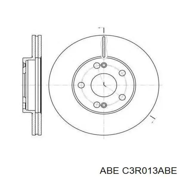 Диск гальмівний передній Jurid/Bendix 561594B