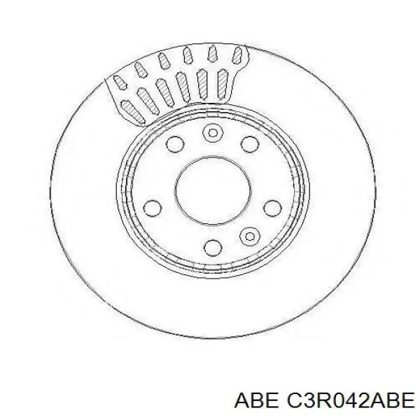 Гальмівні диски передні C3R042ABE ABE