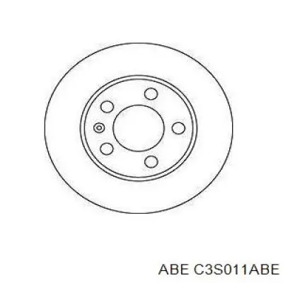 Диск переднього гальма ABE C3S011ABE ціна, від 18.91 USD